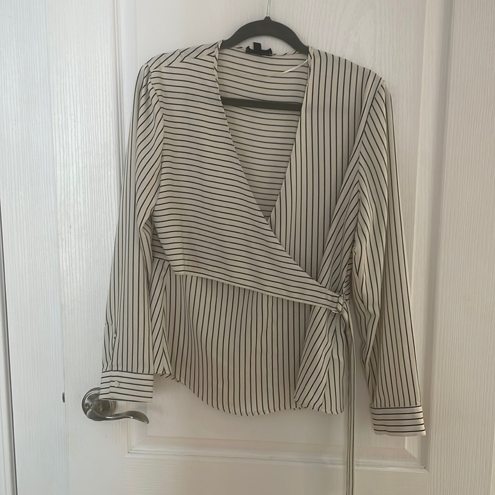 Top shop criss cross shirt